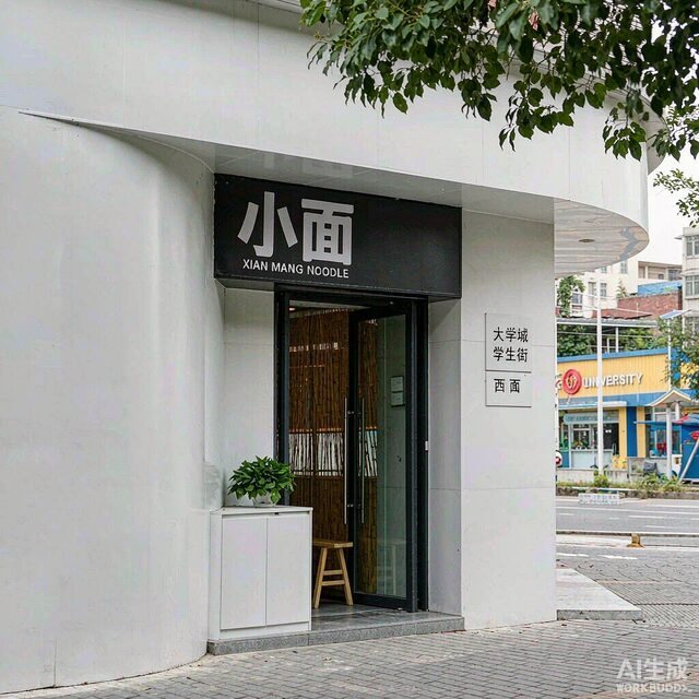 【演示】广州番禺某学校 · 第一食堂二楼 D08 小吃档口展示图